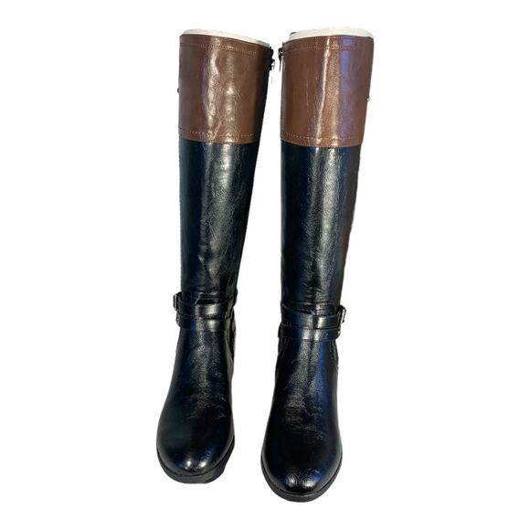 Unisa Women's Tereza Black and Brown Western Boots 10 - Picture 4 of 10